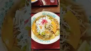 道の駅くるめで野菜たっぷり「耳納ちゃんぽん」2025年9月14日#シニア #福岡暮らし #福岡グルメ #ちゃんぽん#久留米