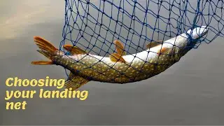 Choosing the right landing net for fishing