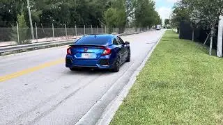 Civic Si 10th Gen - Invidia exhaust, PRL Cobra CAI, Skunk2 catless downpipe & front pipe