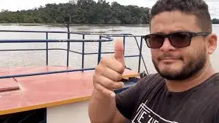 Travessia na balsa em Jardim do Ouro PA!