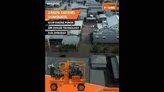 TAFE Power Dewatering Pump: Your reliable partner for tough flood control solutions!