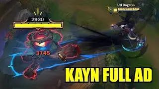 Full AD KAYN!! Insane Damage! INSTAKILLS! [ League of Legends ]