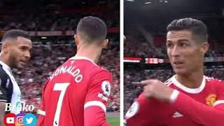 Ronaldo's Reaction After 2 Newcastle Players Approached Him To Swap Shirts