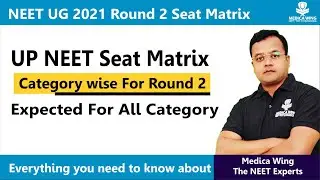 UP NEET 2021 Round 2 Seat matrix | Uttar Pradesh NEET Seat Matrix 2021 Round 2 Category wise