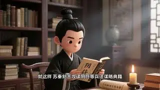 【成语典故-悬梁刺股    】#animation #art #中国 #文化 #automobile #anime #ai #成语