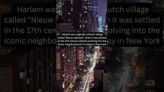 Unveiling Harlem: A Surprising Fact About the Heart of NYC #Shorts #HarlemNYC