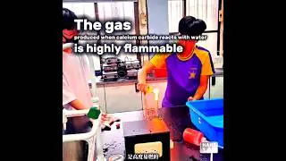 Flammable Facts: Calcium Carbide Meets Water