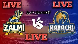 PSL8 live match: Karachi King VS Pishawar zalmi || today live match