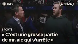 Rencontre avec David Savard, le hockeyeur du Canadien de Montr&eacute;al qui prend sa retraite &agrave; 34 ans