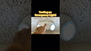 Testing an emergency light per NFPA 101:7.9￼ #facilitiesmaintenance