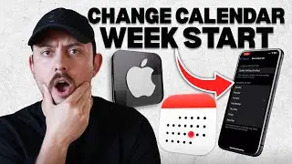 How to Change the Week Start Day on iPhone Calendar (iOS Settings Guide)