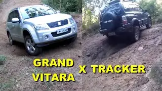 4X4 Grand Vitara X Tracker | Teste de Suspensão e Pneus | Serra da Balança