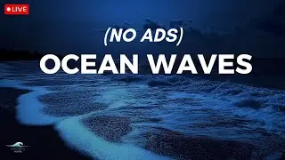 🔴 Ocean Waves for Deep Sleep | Ocean Sounds For Deep Sleeping With A Dark Screen And Rolling Waves