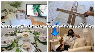IDEIA DE DECORAÇÃO GASTANDO POUCO | + FAÇA VOCÊ MESMO | + ALMOÇO DE DOMINGO |  Viviane Magalhães