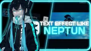 Text Effect like @neptunedits - CapCut Tutorial