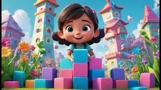 Foam Blocks Go Stack Stack Stack | English Nursery Rhyme | Kids Songs | Baby Music