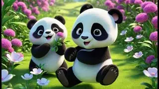 Os Pandas de Pel&uacute;cia Rolam, Rolam, Rolam | Can&ccedil;&atilde;o Infantil em Portugu&ecirc;s | Nursery Rhymea
