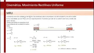 Movimiento Rectilíneo Uniforme (Cruce) | Física