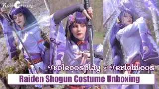 【Raiden Shogun Cosplay】Unboxing costume from RoleCosplay