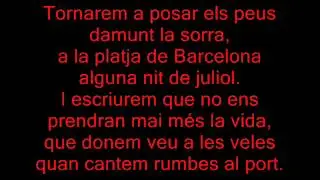 Cesk freixas-La petita rambla del poble sec(lyrics)
