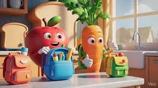 Veggies & Fruits Fun! 🍎🥕 Preschool Activities for Kids 😍 #preschoolactivities #kidsvideo 