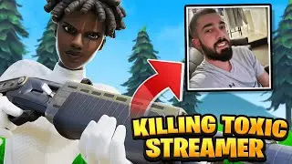 Killing TOXIC Fortnite Twitch Streamers! (with reactions)