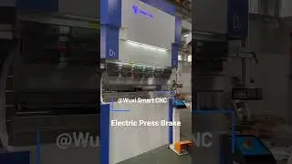 Electric Press Brake 30ton 1300 with Italy DSP Laser Safety #bendingmachine #pressbrake