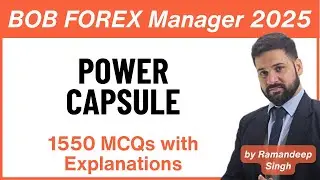 BOB Forex Acquisition & Relationship Power Capsule 2025 | 1550 MCQs | Full Syllabus Covered