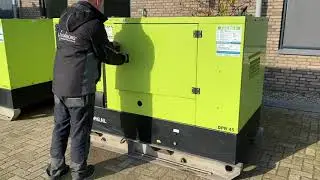 Gesan DPR 45 Perkins Leroy Somer 45 kVA Supersilent Rental generatorset stocknr 4408
