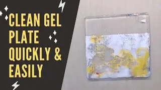 Quick Cleaning of Gel Plate With a Household Product