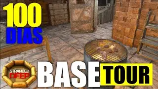 BASE TOUR Stranded Deep 100 dias DEPOIS CraftStation + Farol + Porto