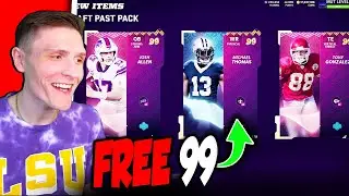 *FREE 99!* NFL Draft Past Packs are FIRE..! - Madden 22 Ultimate Team