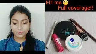 2min daily Use a compact powder || 😊NATURAL MAKEUP LOOKING WITH #ONLY 6 PRODUCTS 😳