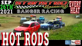 Stansted Raceway. Hot Rods.  Banger Racing, ALL HEATS. 26th September 2021. #freetowatch #racing