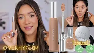 *NEW* HAUS LABS Triclone Skin Tech Concealer | Full Day Wear Test | Haus labs Foundation and Powder