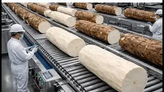 Inside the Factory: United States Giant Cassava Flour Process | Full Production Step by Step