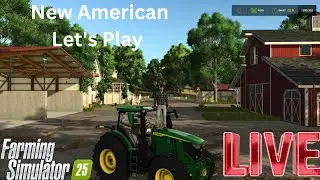 Farming Simulator 25 Lets Play New American Live PS5 Episode 8