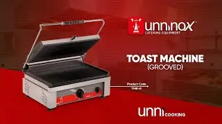 Contact Grill FAST GRILL | Adjustable Power & Grooved Cast Iron Surface &ndash; TME-2