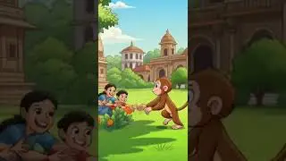 छोटे बंदर की बड़ी कामयाबी 👍 #3d #cartoon #animation