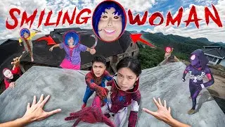 SPIDERMAN PARKOUR Vs SMILING WOMAN #4 | Escape In Real Life Horror (Real Life Horror) | Epic POV