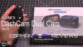 Двойной видеорегистратор Acumen FHD 1080p видит то, что происходит перед вами и позади вас!