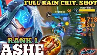 ASHE META BUILD ABUSE DAMAGE! AGGRESSIVE MVP PLAY - TOP 1 GLOBAL ASHE BY Tộc DShe - WILD RIFT
