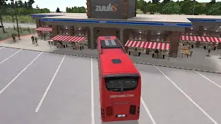 MERCEDES-BEND TRAVEGO 16 SHD 2023 BLACK | Evening Travel | Bus simulator : Ultimate -Mobile gameplay