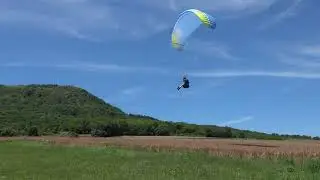 Atterro cible &agrave; Saint-Sandoux par vent de sud