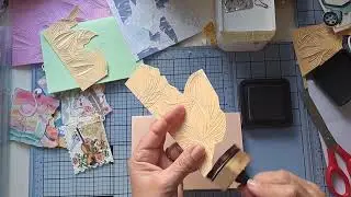 CHUTES DE PAPIER pour CARTE ANNIVERSAIRE  🏍 #carterie #anniversary #scrapbooking #recycle