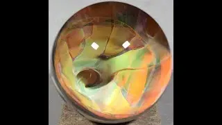 Vortex Marble Handmade by Bill Grout at Aspen Hot Glass 2.03