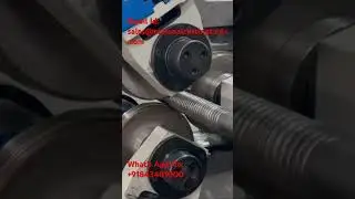 Three Roll Thread Rolling Machine for Scaffolding Prop and Base Jack uses cold-form threads