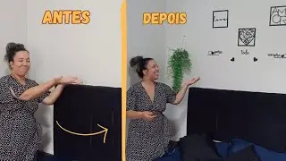 Mudei meu quarto gastando pouco: O poder de uma frase na parede!