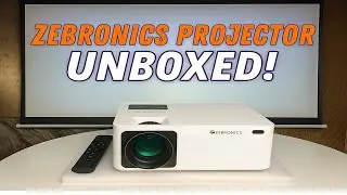 Zebronics Premium LED Smart Projector Unboxed | Brightest Display & Live Demo