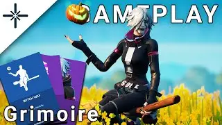 Grimoire Fortnite Skin Gameplay (with LEAKED 